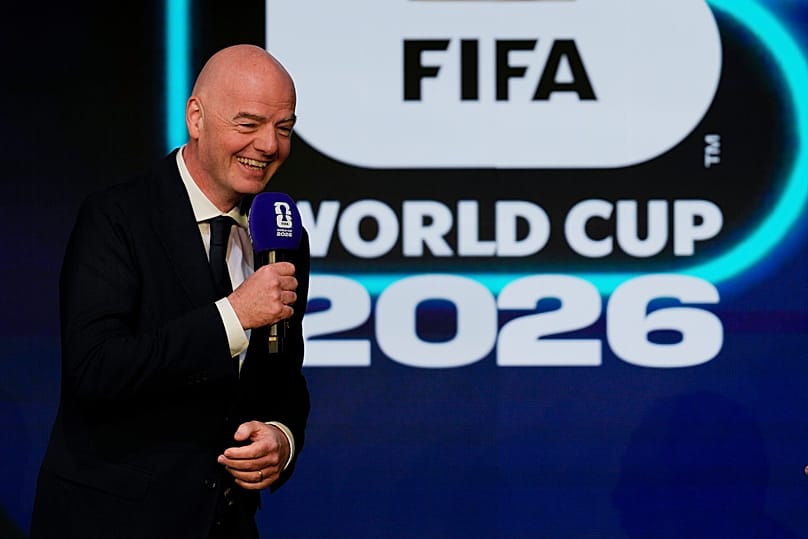 808x539_cmsv2_df5cd66f-3d94-599f-af8c-fe444c2dcd51-9580260 FIFA President Gianni Infantino speaks during the match schedule reveal for the 2026 World Cup in Washington, 6 December, 2025