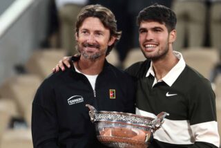 Carlos Alcaraz y Juan Carlos Ferrero