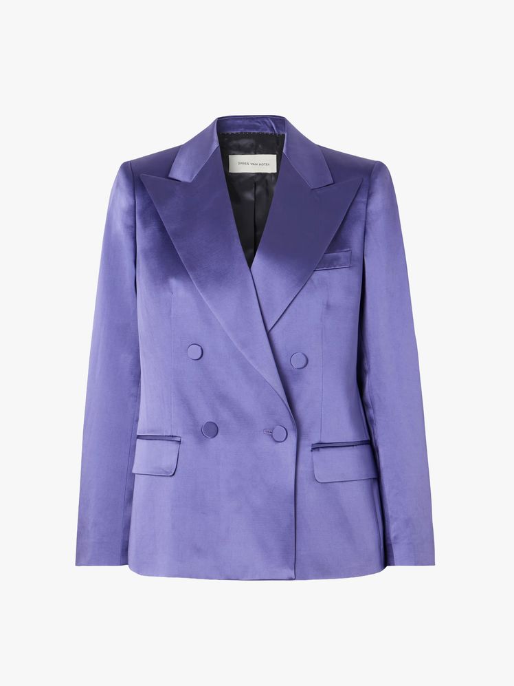 17-6 Image may contain: Blazer, Clothing, Coat, Jacket, Formal Wear, Suit, and Tuxedo