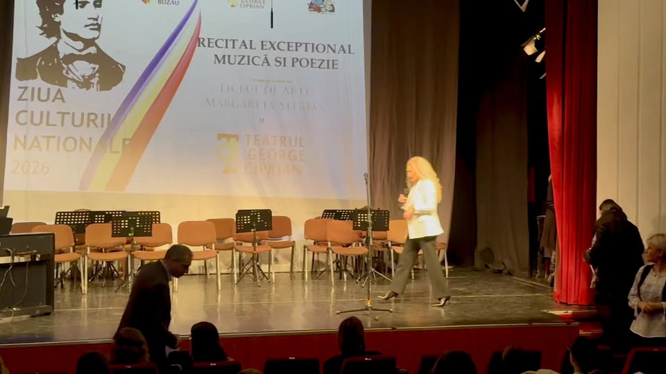 Evenimente dedicate Zilei Culturii Naționale, organizate azi la Teatrul „George Ciprian” Buzău