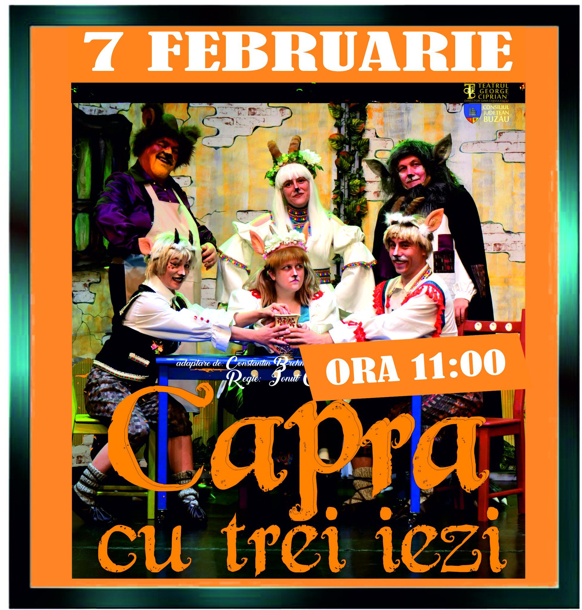 FEBRUARIE LA TEATRUL „GEORGE CIPRIAN” – O LUNĂ PLINĂ DE RÂS, EMOȚIE ȘI… SURPRIZE!