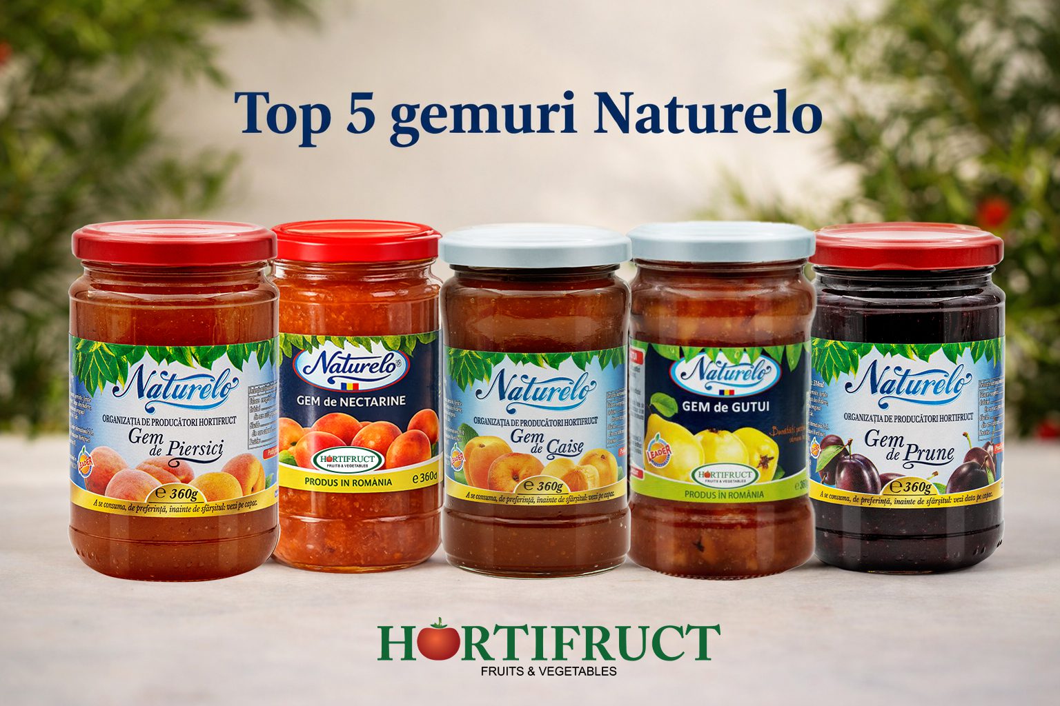 Top 5 gemuri Naturelo – preferințele consumatorilor pentru gust autentic românesc