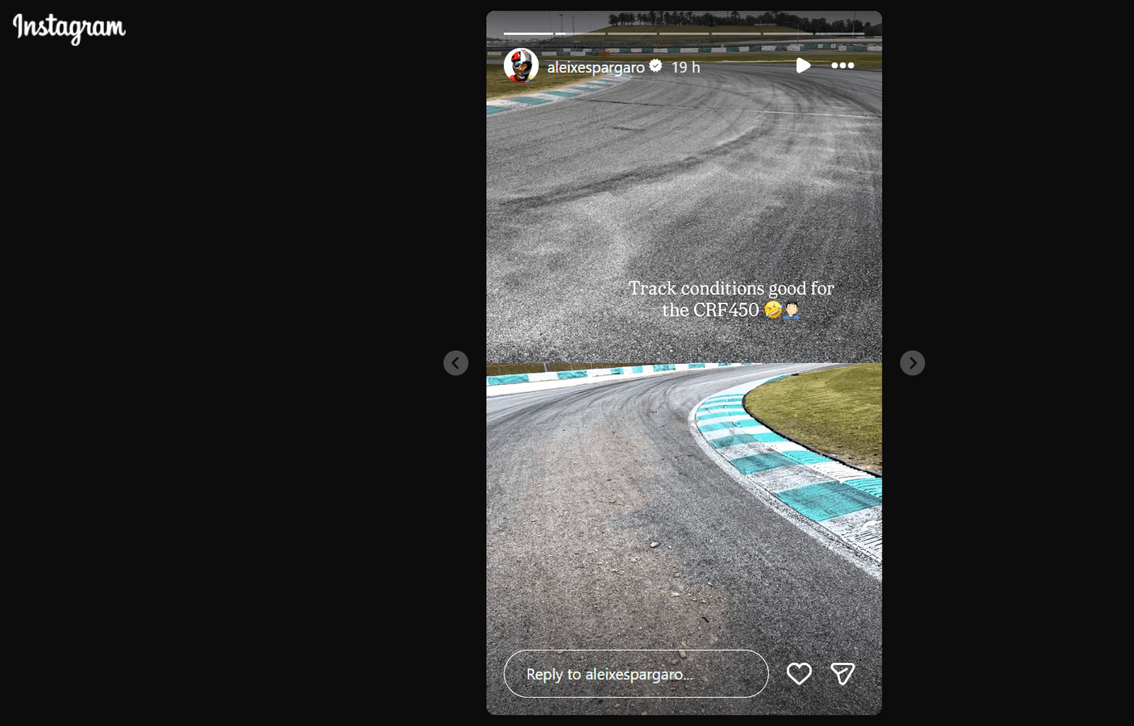 Aleix Espargaro Instagram.