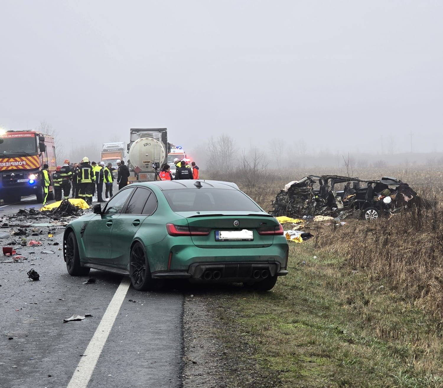 Tragedie pe șosea! Șase persoane au murit și trei sunt grav rănite după un grav accident la Lugojel