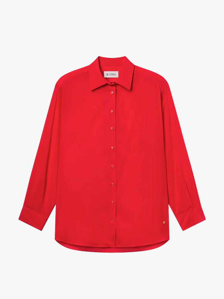 51-1 Image may contain: Clothing, Long Sleeve, Shirt, Sleeve, Blouse, and Dress Shirt