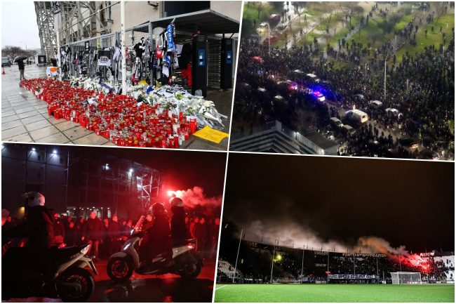 VIDEO. Doliu la Salonic după moartea celor șapte suporteri ai PAOK pe o șosea din Timiș. Primele înmormântări au loc azi