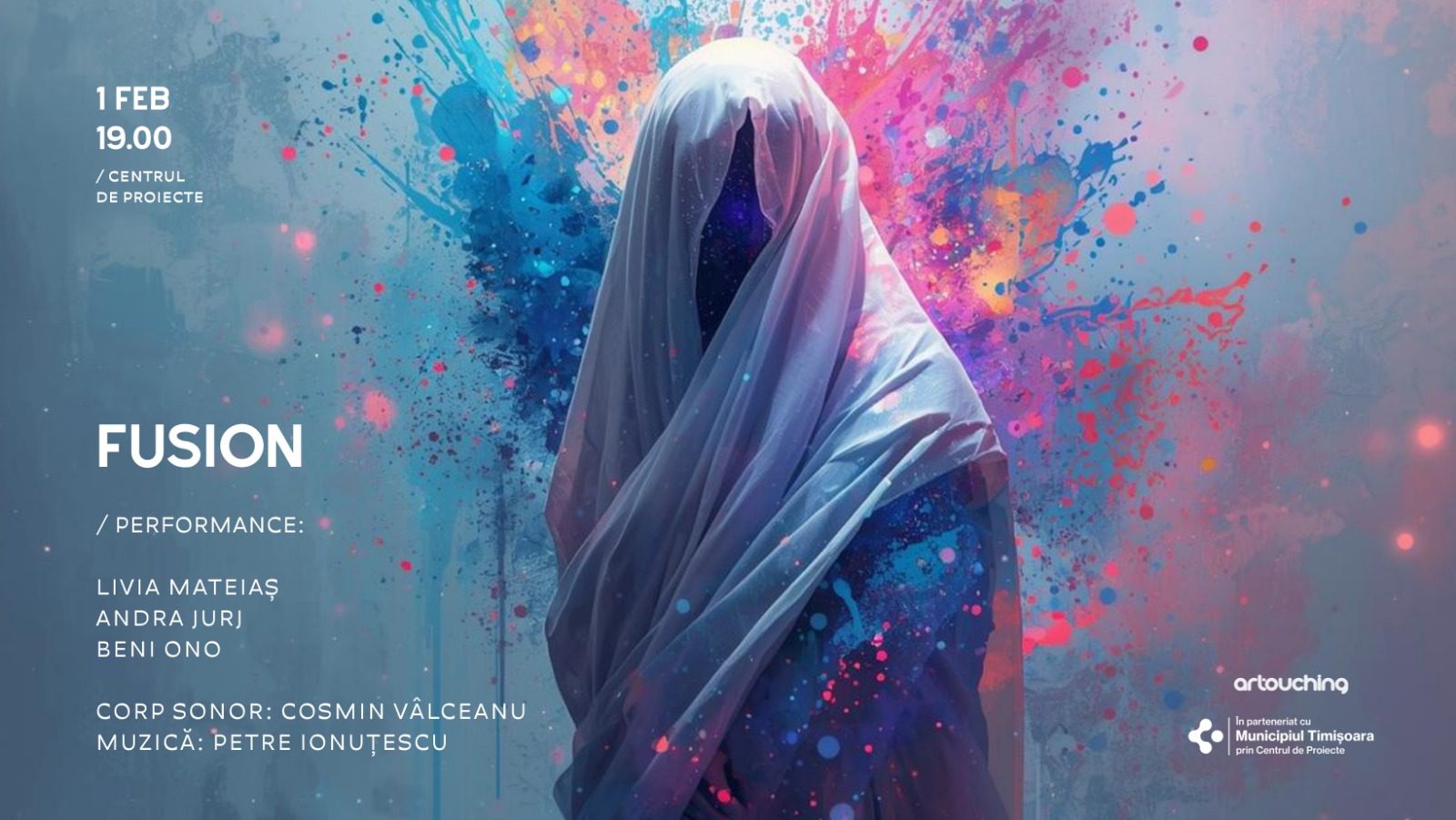 FUSION la Timișoara: Materia se transformă în lumină într-un performance cosmic