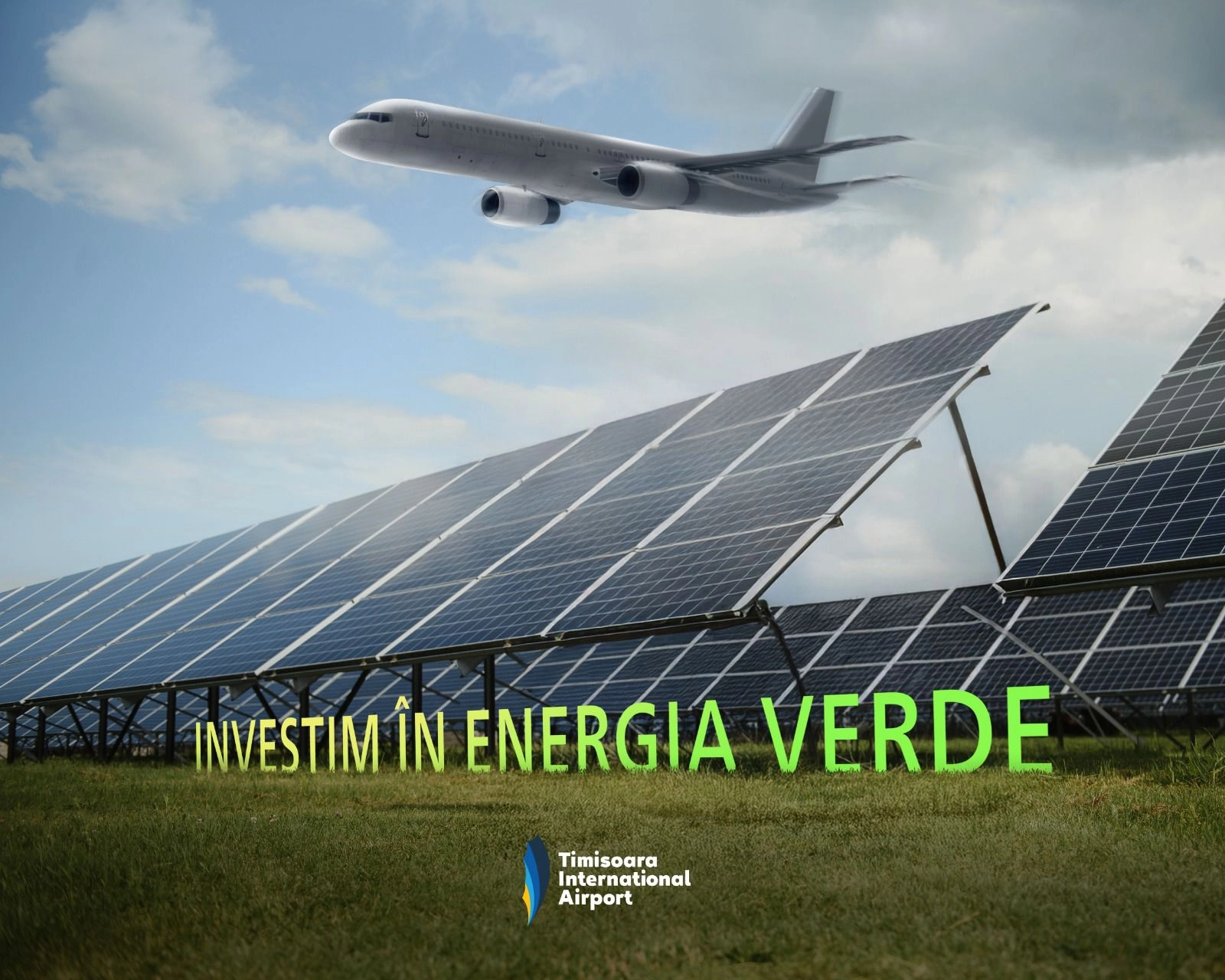 Aeroportul din Timișoara își face propriul parc fotovoltaic de 7 MW, investiție de aproape 69 de milioane de lei
