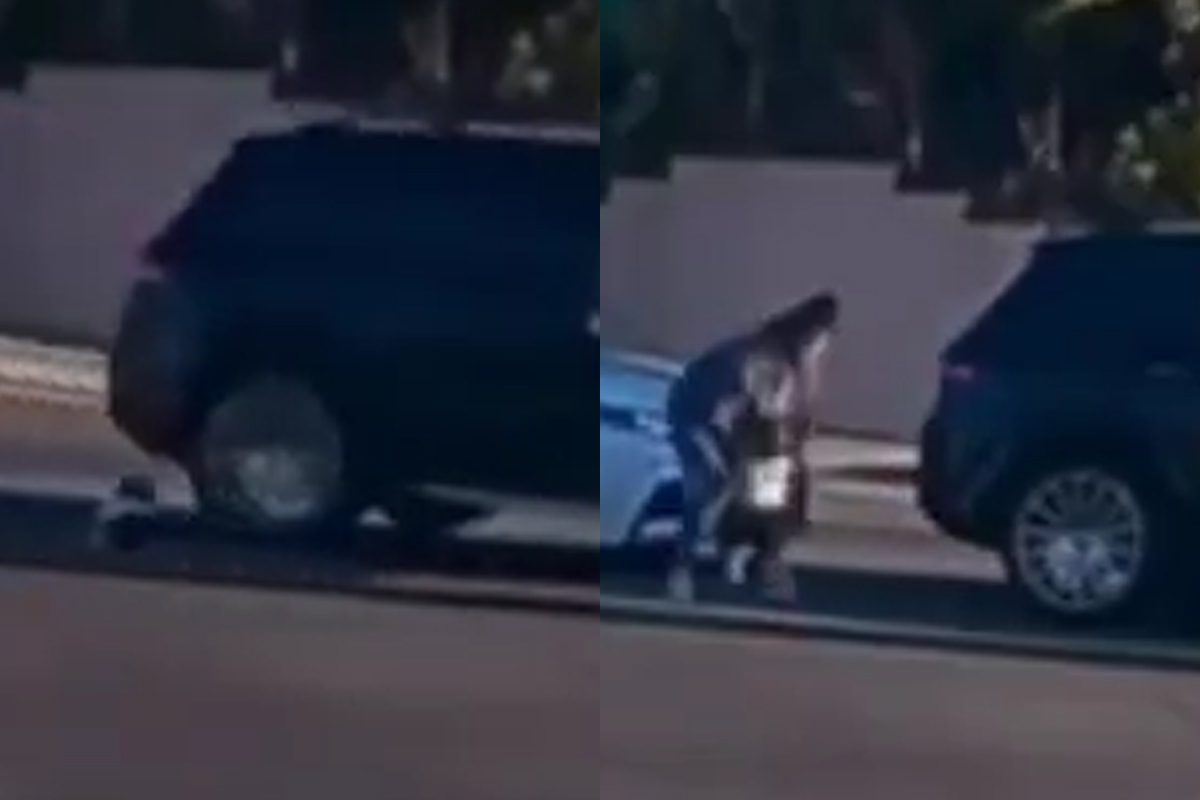 Neonato cade dall’auto in corsa e resta sull’asfalto: il video che ha portato all’arresto della madre