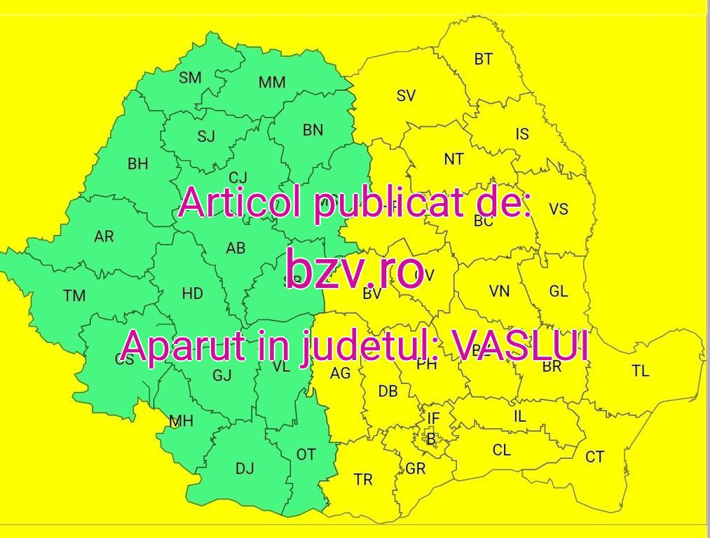 Judetul Vaslui, sub atentionare de cod galben: ger puternic si temperaturi de pana la -20 de grade – FOTO