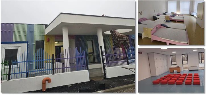 Creșă nou nouță pregătită de inaugurare într-un oraș din Timiș. Peste 100 de copilași așteptați să se joace, să învețe și să crească. FOTO