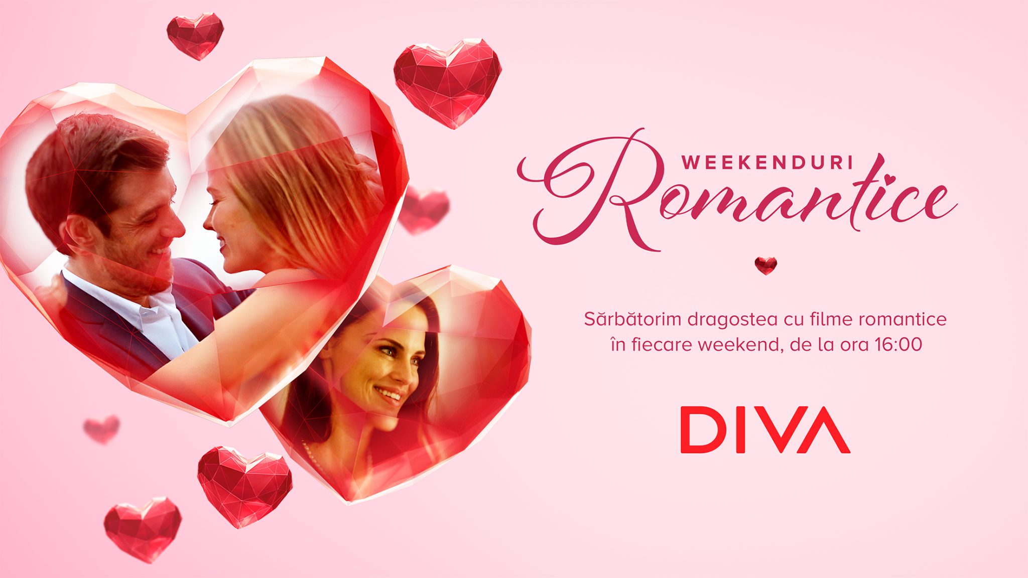 Seria de filme „Weekenduri romantice” la Diva începe pe 14 februarie