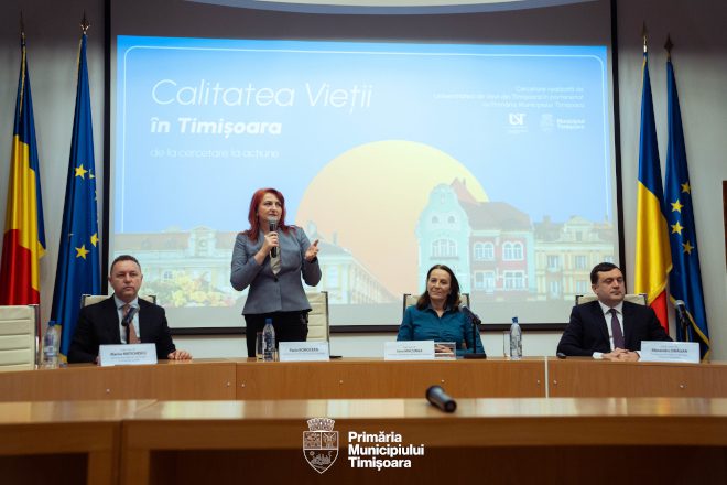 Descoperă cum percep timișorenii viața în oraș: Barometrul Calității Vieții 2025 arată trenduri încurajatoare