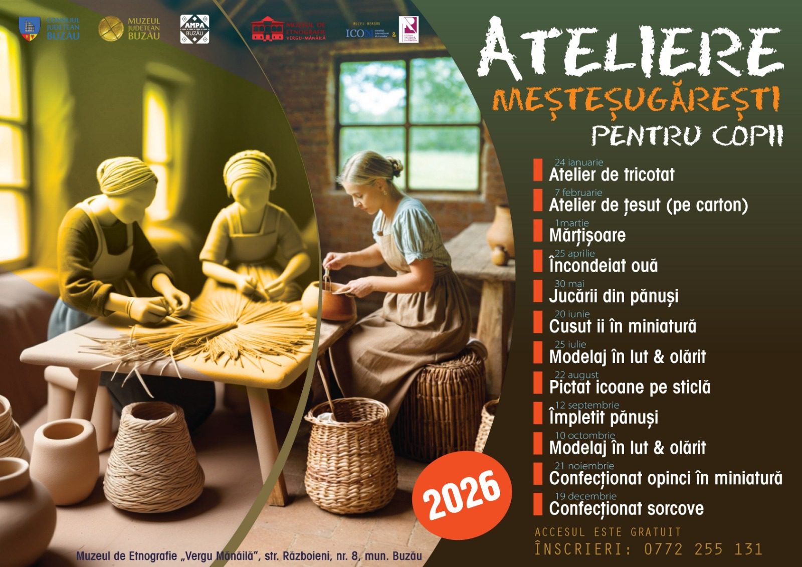 Ateliere meșteșugărești 2026