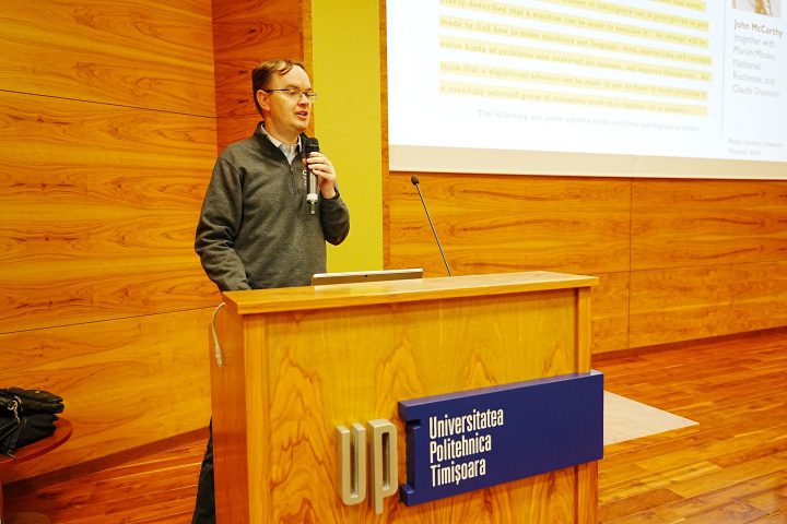 Universitatea Politehnica Timisoara: Viitorul Inteligentei Artificiale (AI), dezbatut intr-o conferinta a profesorului Mykel J. Kochenderfer, de la Stanford University – IMPACTPRESS