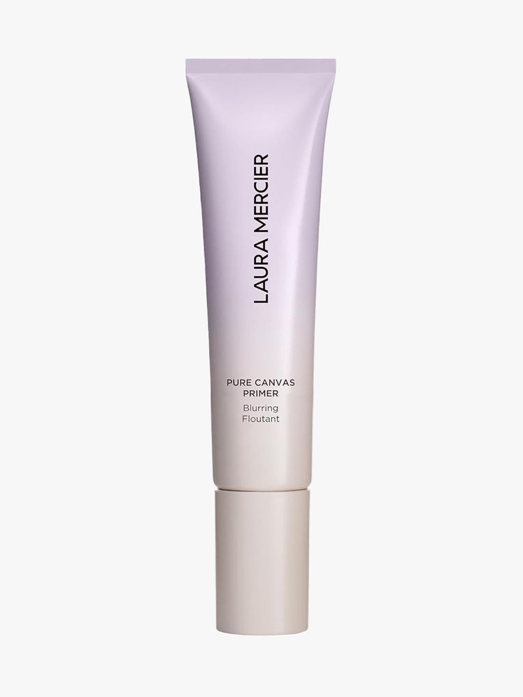 Laura Mercier Blurring Primer in branded tube component on a light gray background