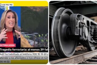 Una periodista sanchista la lía muy parda en TVE: "Las ruedas de los trenes son una especie de cuadrado"