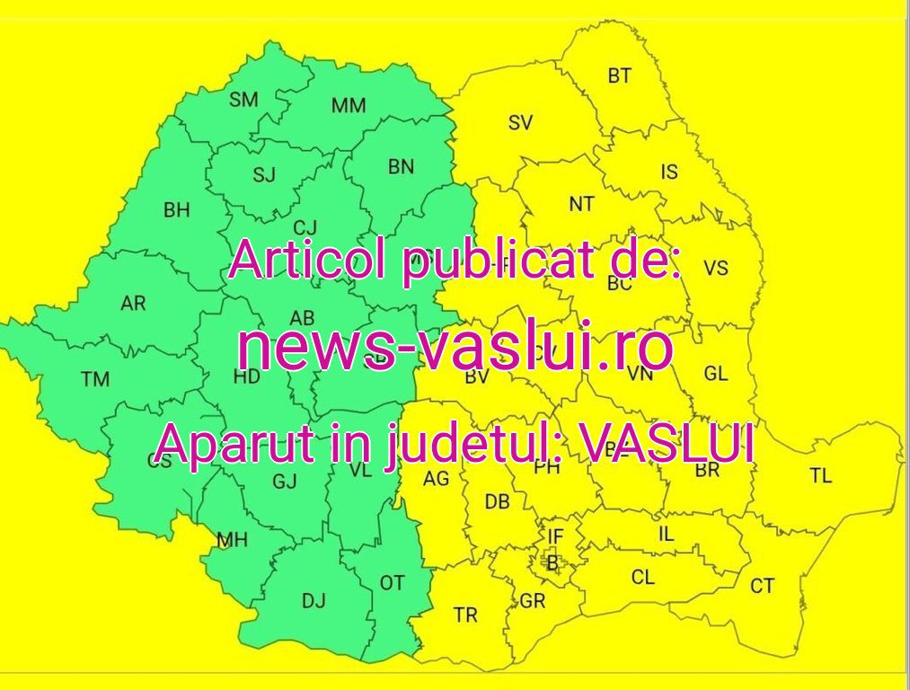 Alertă în Vaslui: Cod galben de ger—temperaturi pot ajunge la -20°C, ce trebuie să știi