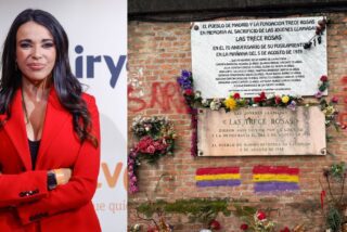 Sarah Santaolallaa y la 'vandalización' a la carta de la tumba de las 13 rosas.