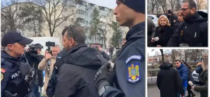 Jurnalist agresat la Timișoara de un suporter grec, de față cu prefectul județului Timiș, care n-a avut nicio reacție. A intervenit Poliția. VIDEO