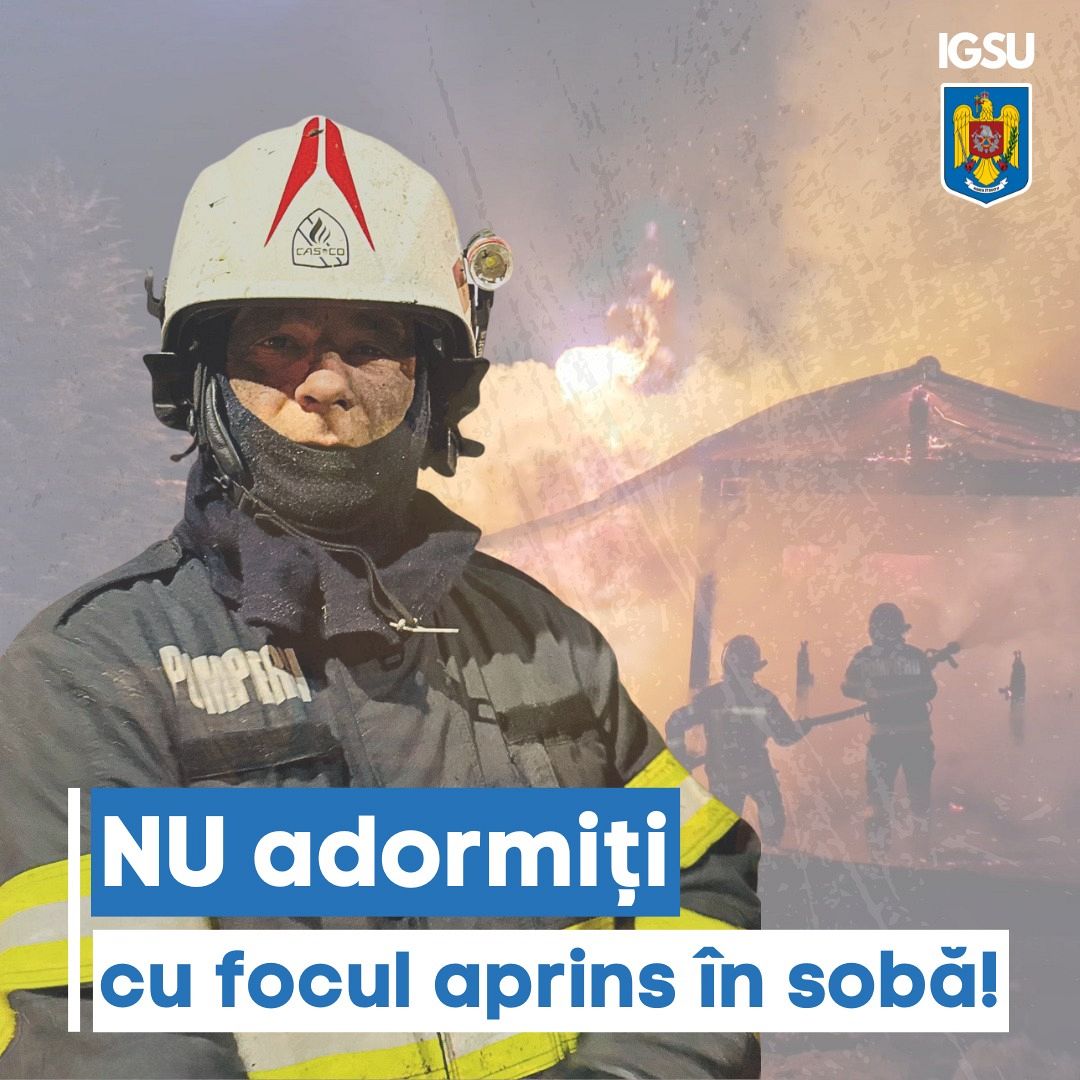 Avertisment pentru vrânceni în plină iarnă: nu adormiți cu focul aprins în sobă