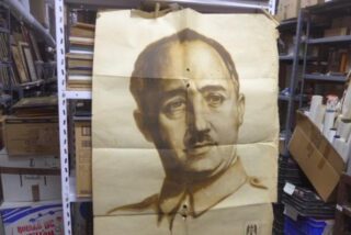 Un viejo cartel de Francisco Franco