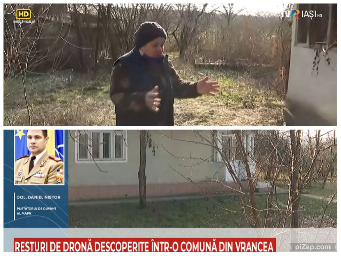 VIDEO | Alertă de securitate în Vrancea relatată de la fața locului: resturi de dronă descoperite la Tănăsoaia