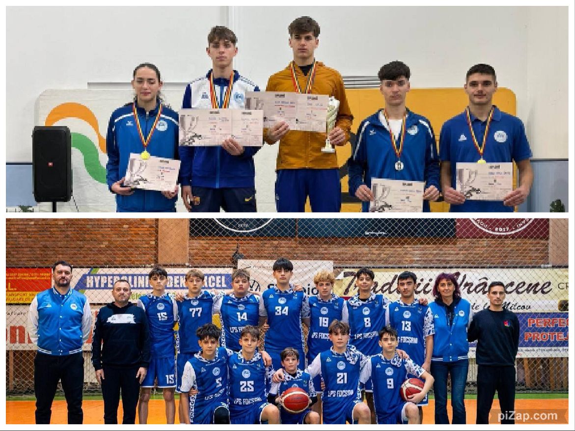 Vrancea pe podium: sportivii LPS Focșani, rezultate remarcabile la atletism și baschet în weekendul 17–18 ianuarie