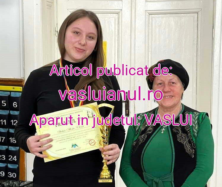 O elevă a Colegiului Ghe. Roșca Codreanu a câștigat premiul III la Festivalul-Concurs Internațional ”Freamăt de codru și ape”