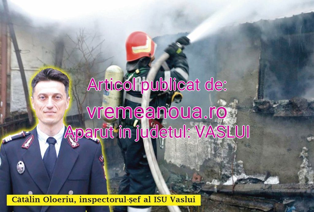 Incendiile de locuințe au luat viața a zece vasluieni, în această iarnă