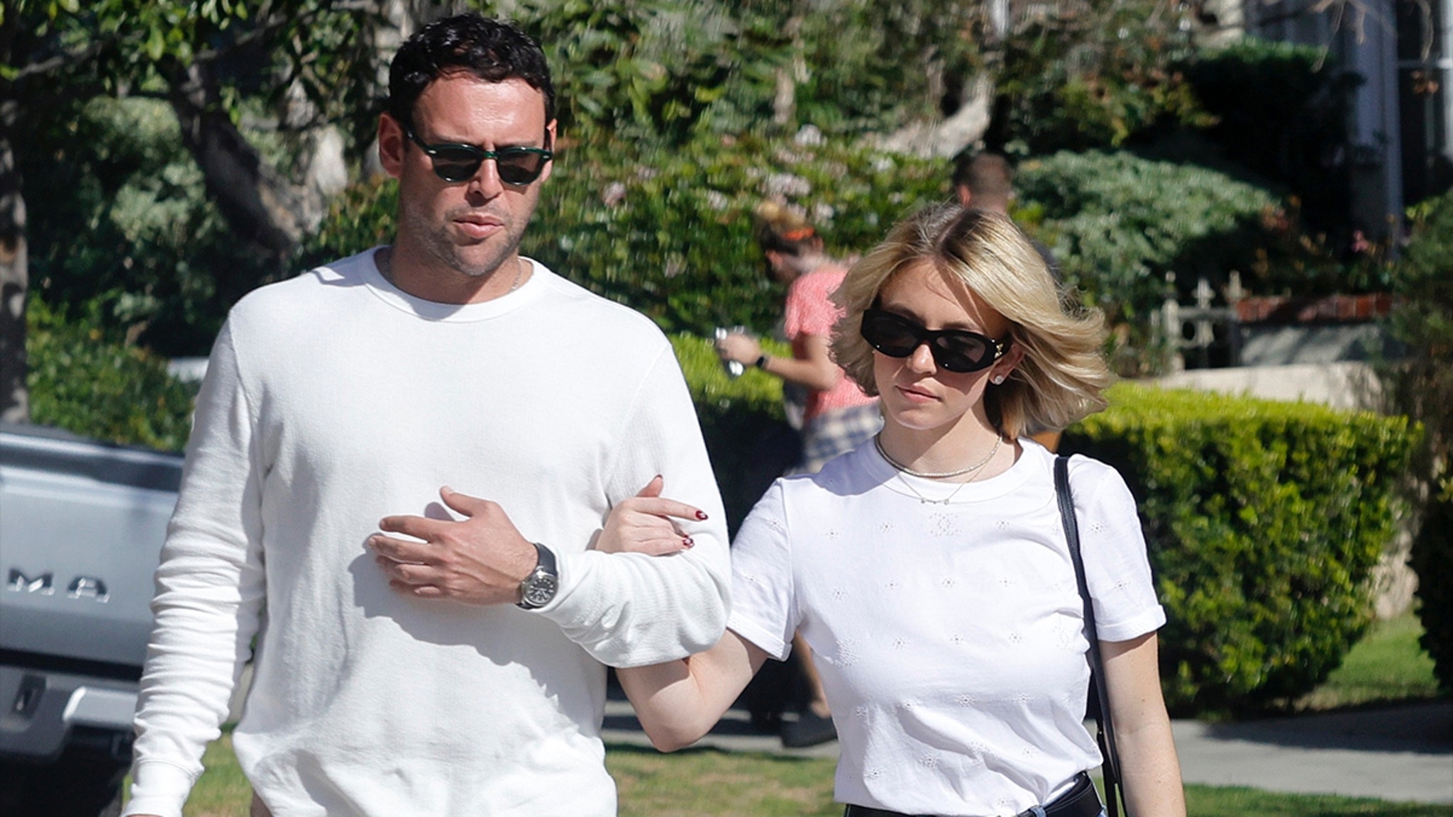 Sydney Sweeney and Scooter Braun Step Out For a Walk in L.A.