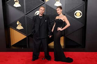 Justin and Hailey Bieber at the Grammys