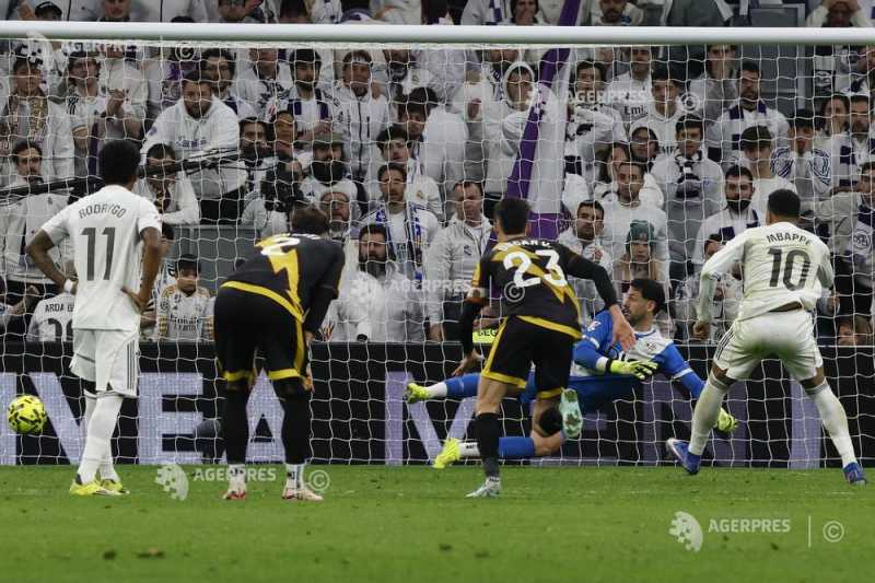 Fotbal: Victorie în extremis pentru Real Madrid în meciul cu Rayo Vallecano (2-1), în campionatul Spaniei