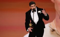 Bad Bunny accepts the Best Música Urbana Album onstage during the 68th GRAMMY Awards at Crypto.com Arena on February 01, 2026 in Los Angeles, California.