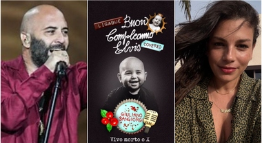 "Buon Compleanno Elvis!" 30 anni dopo, Emma e Sangiorgi cantano Liga. Album-cover: tutti gli artisti