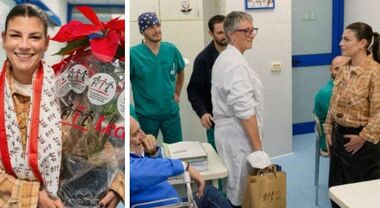 Natale di speranza e solidarietà: Emma Marrone accanto ai pazienti di Ematologia a Tricase