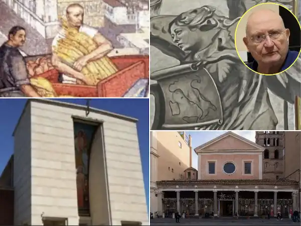 angelo-con-il-volto-di-giorgia-meloni-chiesa-san-lorenzo-in-lucina-benito-mussol-2227069_600_q50-7 angelo con il volto di giorgia meloni chiesa san lorenzo in lucina benito mussolini nel mosaico della chiesa di santa maria annunziata a sabaudia daniele micheletti