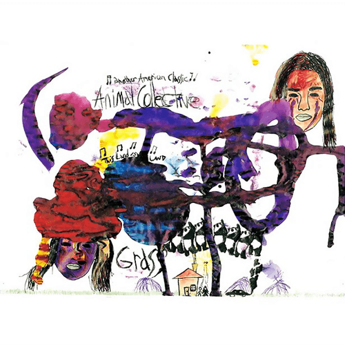 Image may contain Art Painting Modern Art Purple Face Head Person Collage Graphics Doodle and Drawing