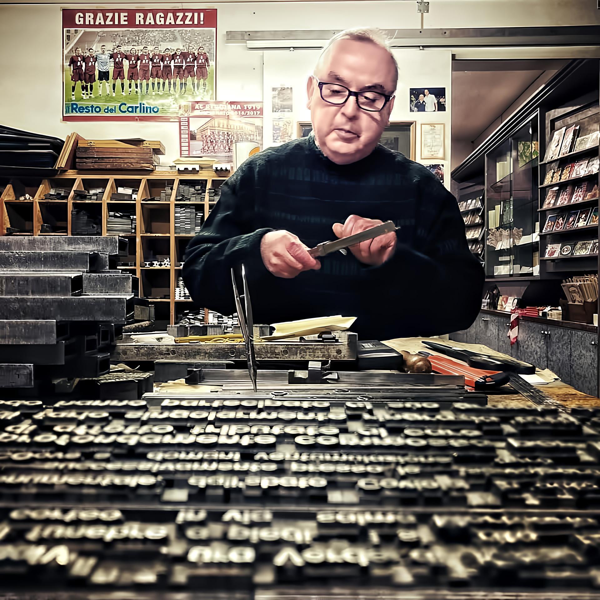 Chi lascia Tipografia Corsi: “Il sogno: insegnare il lavoro a un giovane”