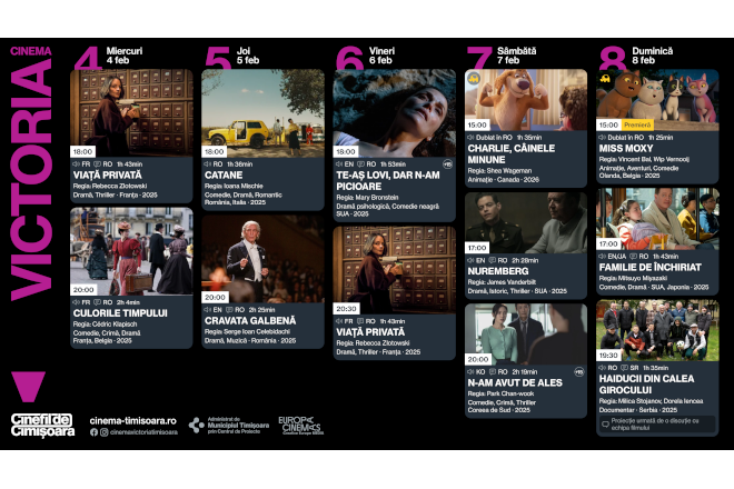 Descoperă povești care te conectează: vino la cinema între 4 și 8 februarie!