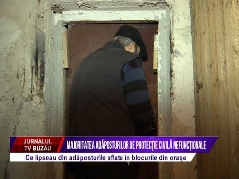 Majoritatea adăposturilor de protecţie civilă nefuncţionale