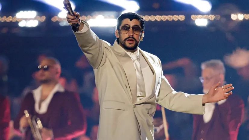 Il cantante portoricano Bad Bunny - Foto Ansa © www.giornaledibrescia.it