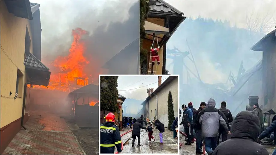 ACUM: Incendiu la o locuință din municipiul Buzău