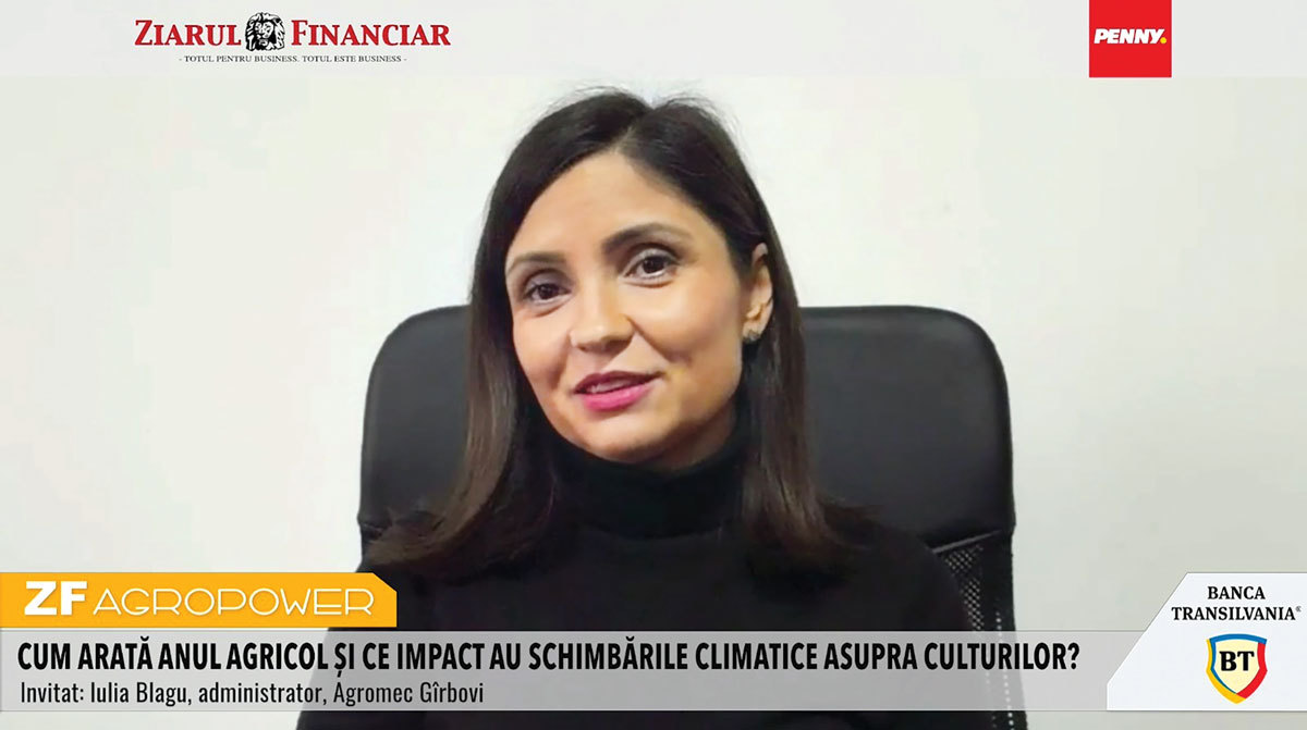 ZF Agropower. Iulia Blagu, administrator. Agromec Gîrbovi. Pariu pe procesare. Grupul de ferme Agromec Gîrb