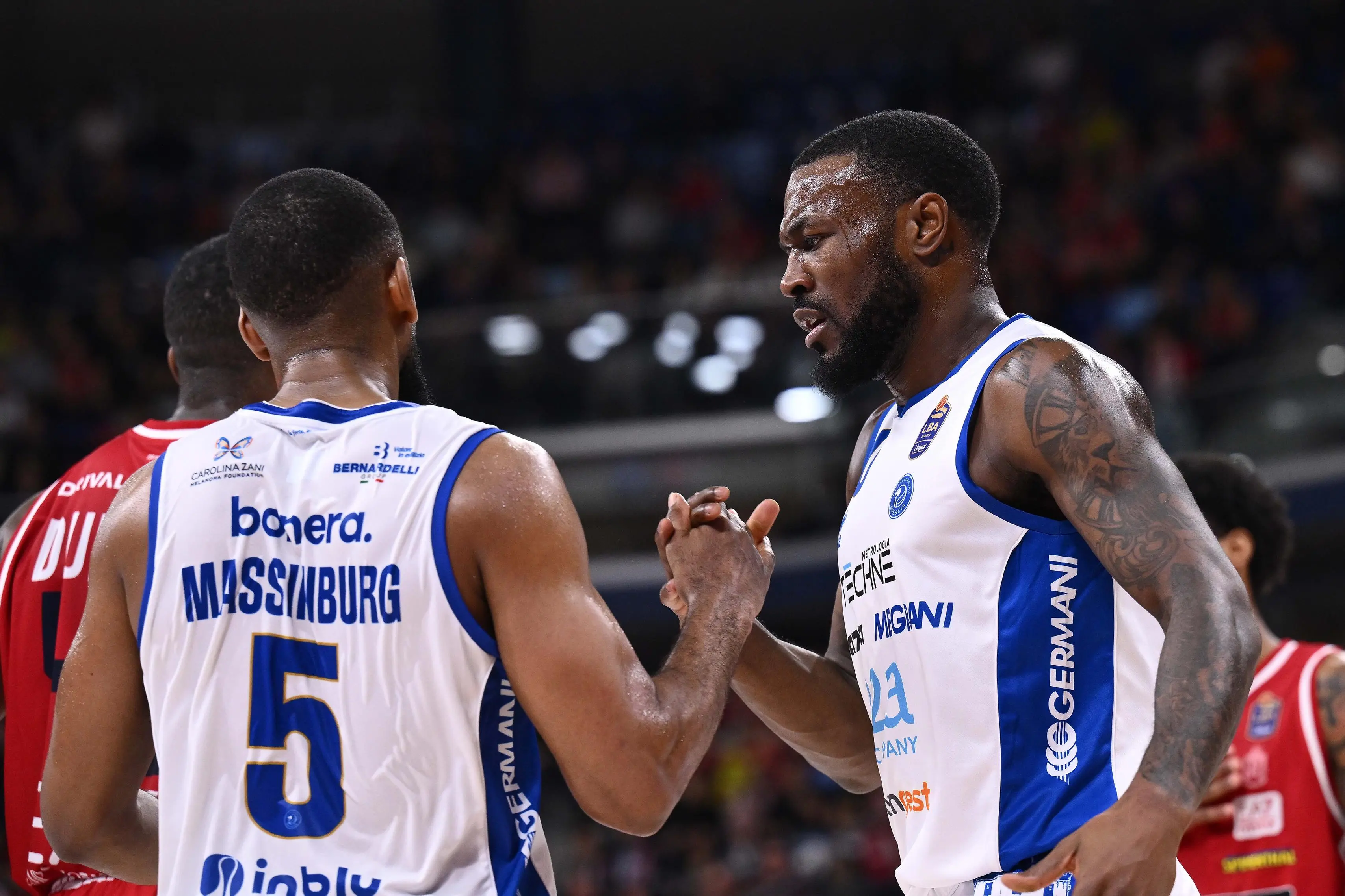 Basket, gli scatti di Olimpia Milano-Germani