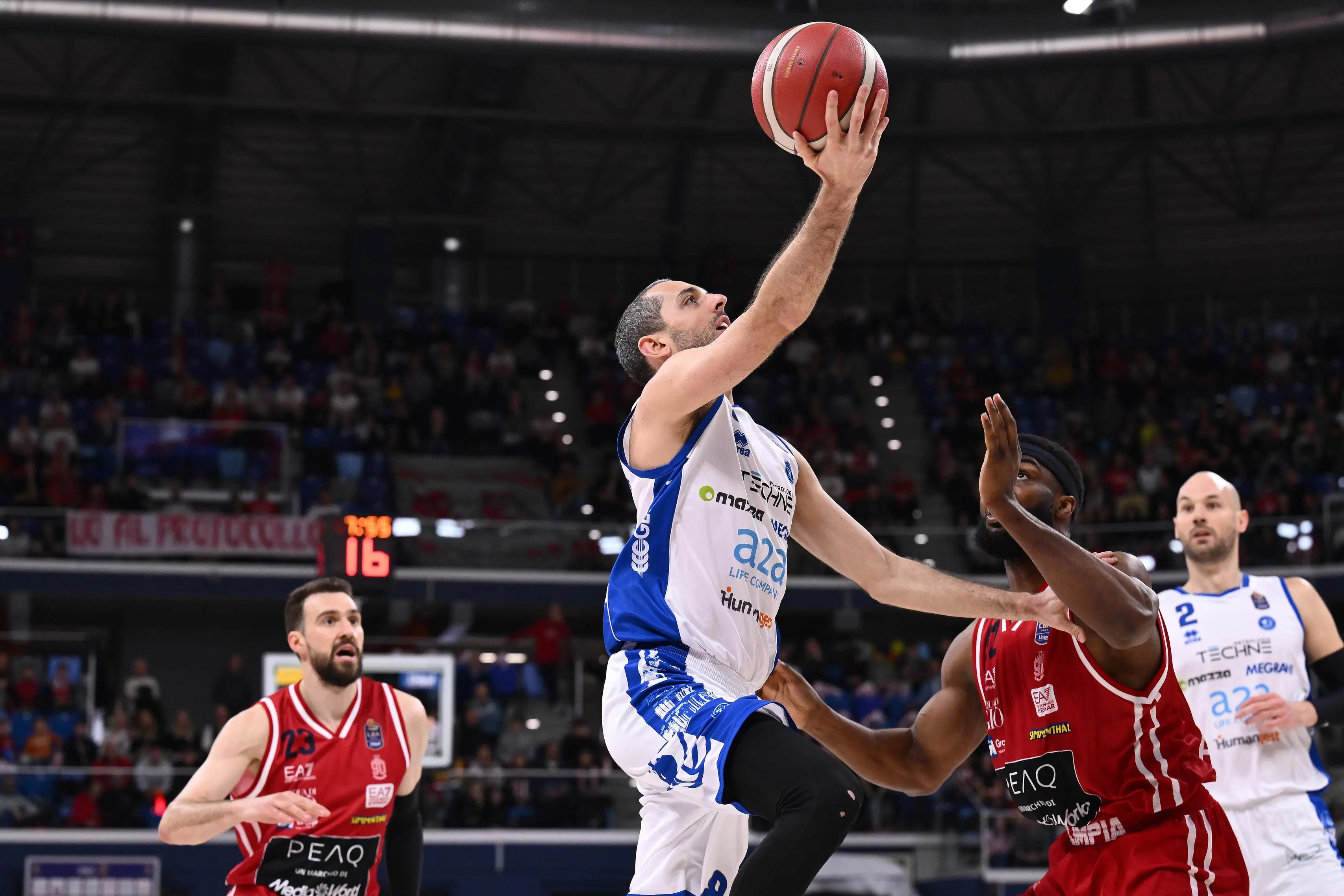 Basket, gli scatti di Olimpia Milano-Germani