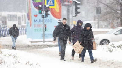 Noi alerte de vreme rea. Județele în care sunt anunțate temperaturi deosebit de scăzute, ninsori și vânt puternic în zilele următoare HARTĂ