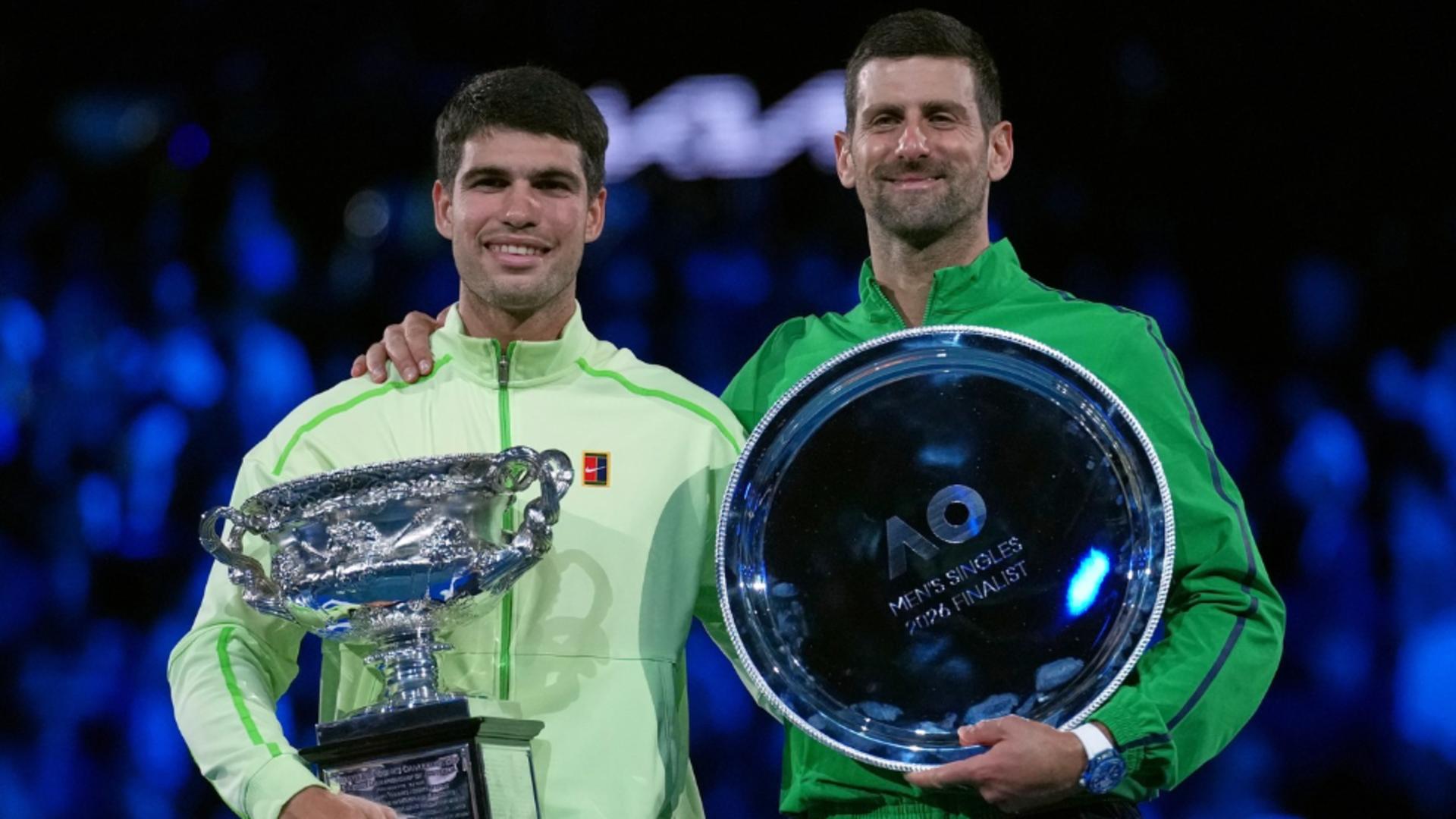Carlos Alcaraz l-a învins pe Novak Djokovic și a câștigat primul său titlu la Australian Open. Spaniolul, cel mai tânăr câștigător al tuturor titlurilor Grand Slam