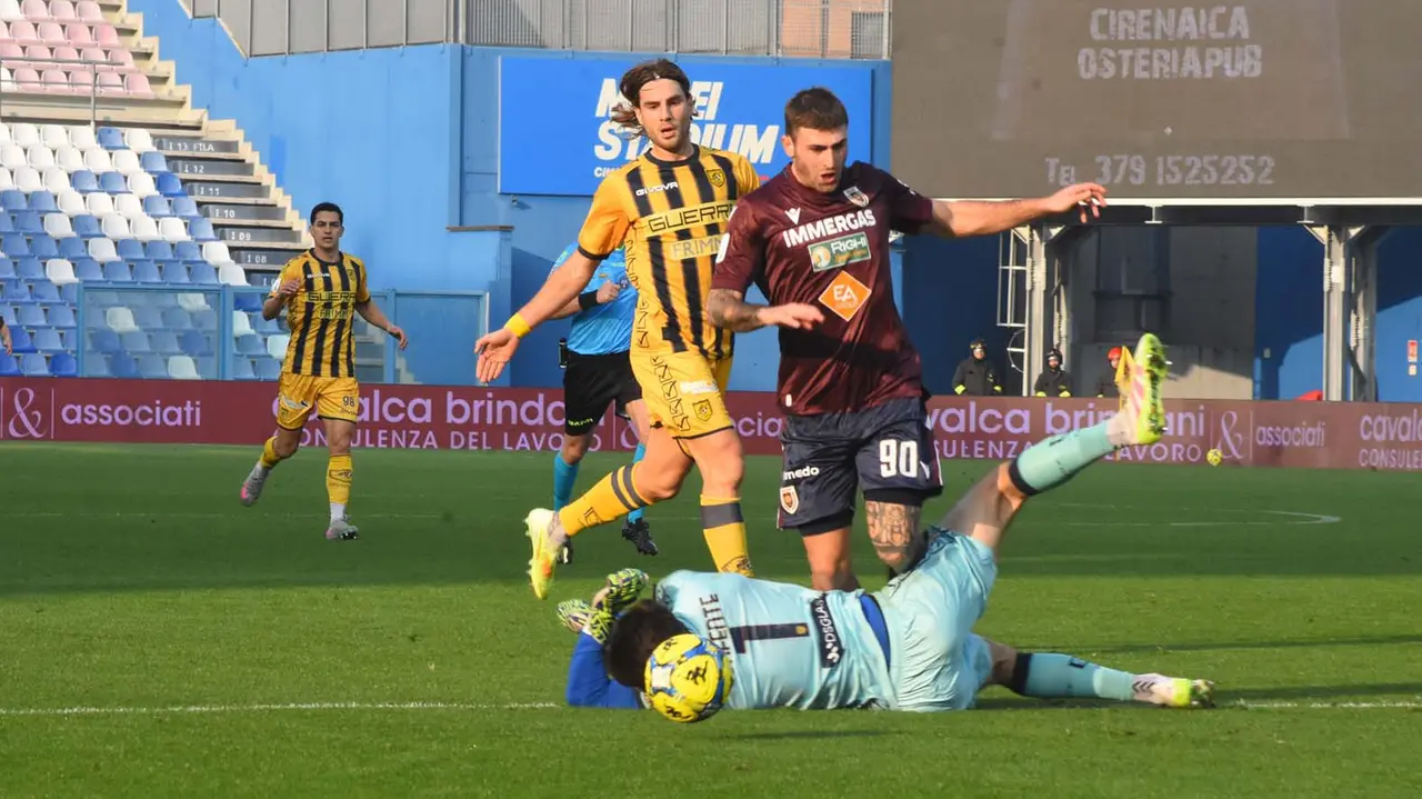 Reggiana-Juve Stabia, un momento del match del primo febbraio 2026