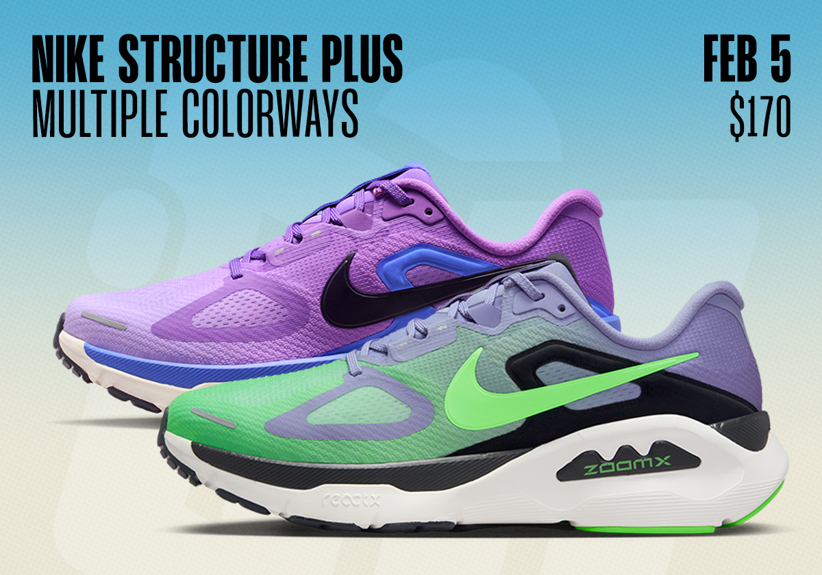 Sneaker Releases February 1 February 7 2026 Nike Structure Plus